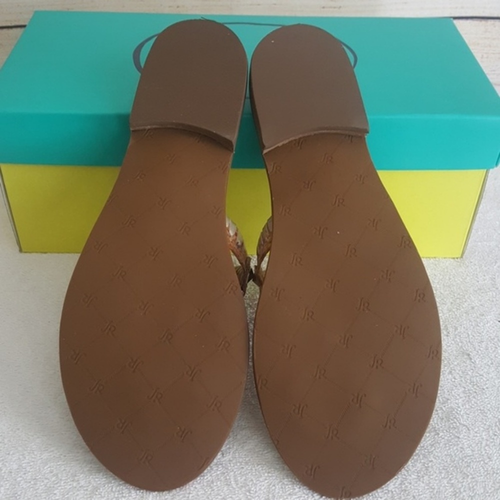 New Jack Rogers Georgica Leather Sandals - Picture 5 of 6